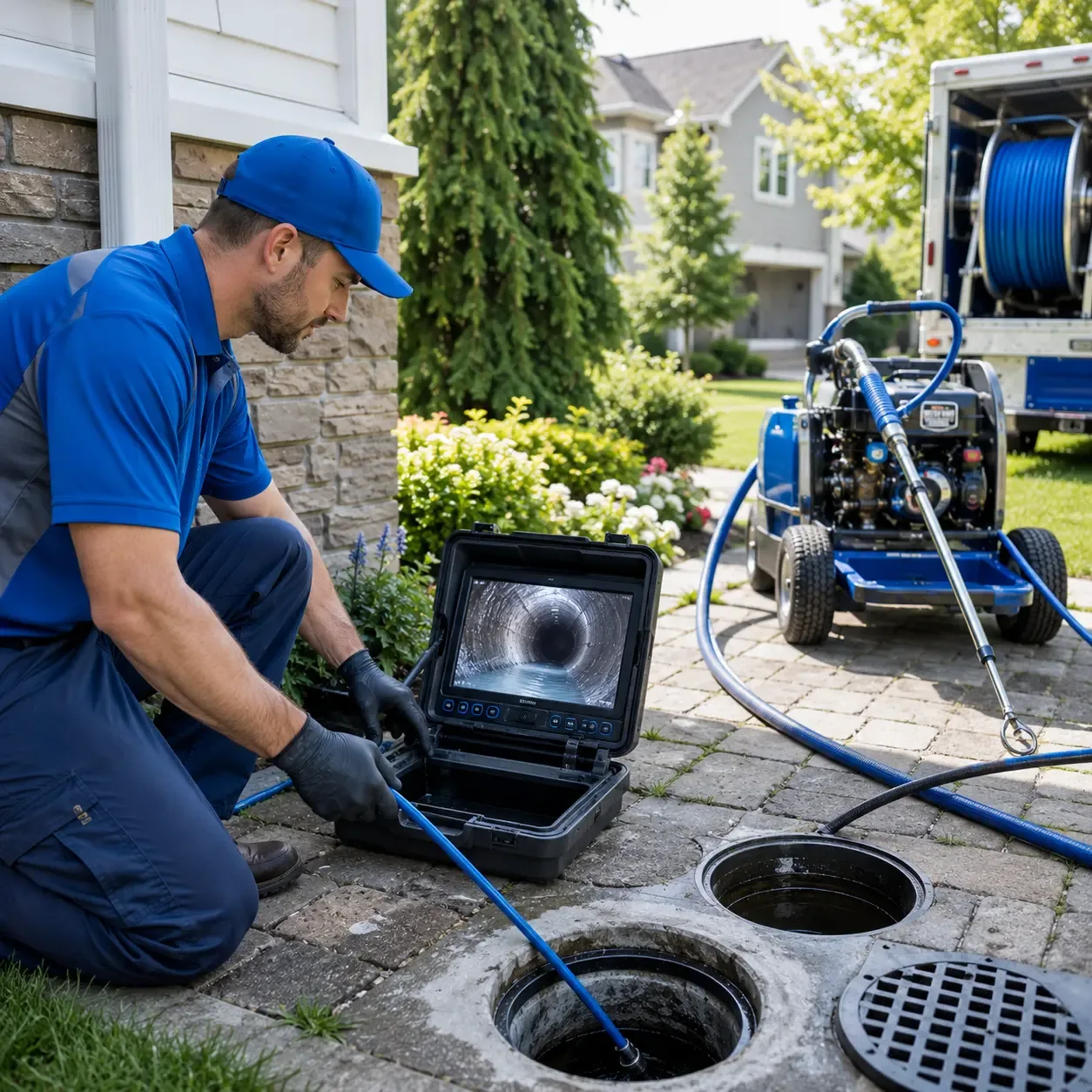 Outdoor drain cleaning professionals serving Idalou, TX
